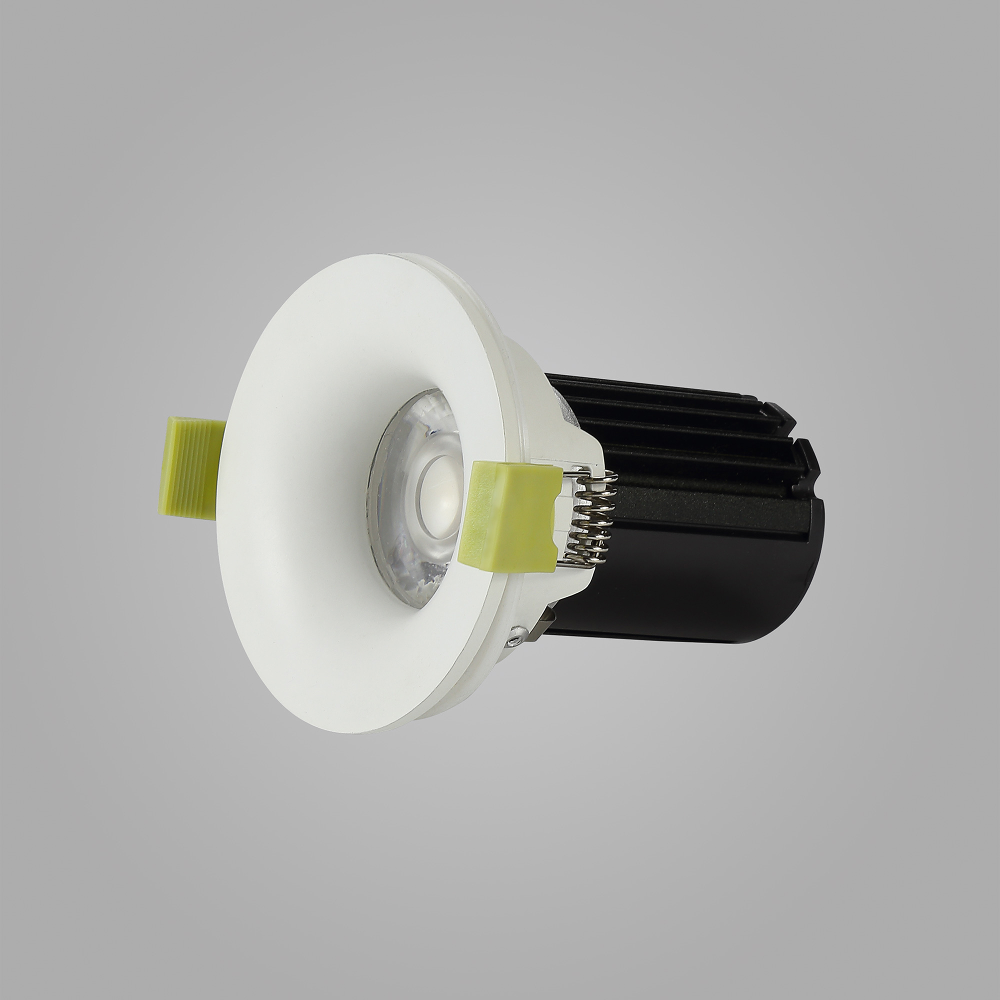 Bruve 10 Tridonic Powered 10W 4000K 820lm 12° CRI>90 LED Engine Matt White Fixed Round Recessed Downlight, Inner Glass cover, IP65 DM200760  Dlux Bruve 10 IP65